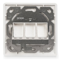 DIGITUS Leerdose, KS-Module, Rahmen 80x80mm, Platte 50x50 mm