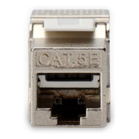 DIGITUS Professional CAT 5e Klasse D Keystone Modul, geschirmt