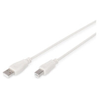 DIGITUS USB Anschlusskabel, Typ A - B St/St 3.0m, be