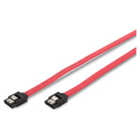 DIGITUS SATA Anschlusskabel, L-Typ, m/ Verschlu Bu/Bu, 0.3m