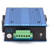10/100/1000Base-TX (PoE) to 1000Base-FX Indust MediaCo