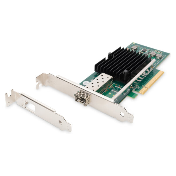 SFP+ 10G PCI Expresskarte flache Halterung