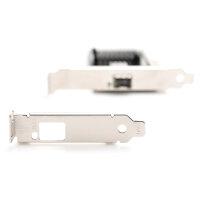 SFP+ 10G PCI Expresskarte flache Halterung