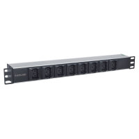 19" Kaltgerätebuchse 8-fach C13 PDU mit Klammern
