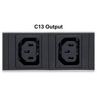 19" Kaltgerätebuchse 8-fach C13 PDU mit Klammern