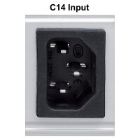 19" Kaltgerätebuchse 8-fach C13 PDU mit Klammern