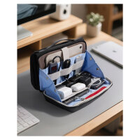 inateck Kabeltasche 28cm * 17cm * 11,8cm black