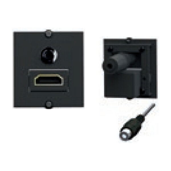 BACHMANN Rahmen 1xHDMI 90+1xMiniklinke