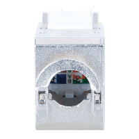 INTELLINET Cat6a 10G STP Keystone-Modul weiß