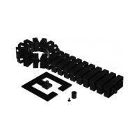 BACHMANN Kabelschlange Quadro Set schwarz