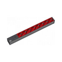 BACHMANN 19"-Steckdosenleiste ALU, 8-fach, fr USV,...