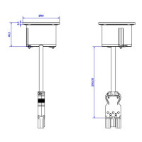 BACHMANN PIX 1xCEE7/3 0,2m GST18 RAL9010
