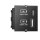 BACHMANN Custom Modul USB Charger Typ A & C 22W, Quickcharge, schwarz