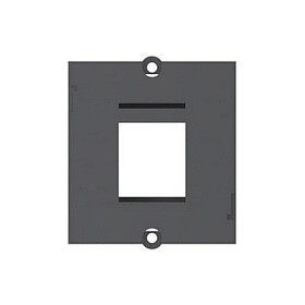 BACHMANN Custom Modul Rahmen 1x Keystone, schwarz