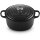 Le Creuset Signature Bräter rund 22 cm schwarz