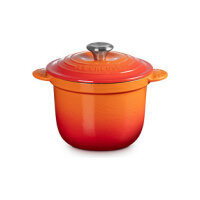 Le Creuset Cocotte 18 cm, vulkanfarben