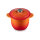 Le Creuset Cocotte 18 cm, vulkanfarben