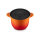 Le Creuset Cocotte 18 cm, vulkanfarben