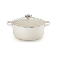 Le Creuset Signature Roaster round 20cm meringue...