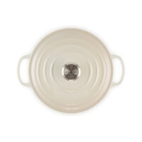 Le Creuset Signature Roaster round 20cm meringue (21177207164430)