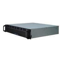 Inter-Tech IPC 2U-2404S - Rack - einbaufähig - 2U - micro ATX