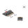 Delock Adapter M.2 Key B+M Stecker zu M.2 Key M Slot - Verlängerung