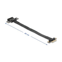 PCI Express x1 Stecker zu x1 Slot Verlängerung 30 cm Riser Karte