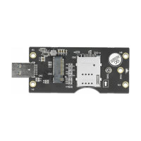 USB 3.0 Konverter Typ-A Stecker zu M.2 Key B mit SIM Slot