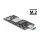 USB 3.0 Konverter Typ-A Stecker zu M.2 Key B mit SIM Slot