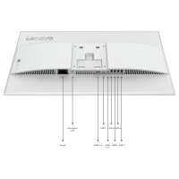 Lenovo L24D-4C Business Monitor - Cloud Grey - 23,8" Full-HD, IPS, 144Hz, 250 Nits, HDMI, USB-C, DP