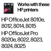 HP 3YL78AE Tintenpatrone magenta No. 912