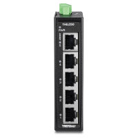 TRENDnet TI-ELC50 5-Port Ethernet Mini Switch Industrial DIN-Rail