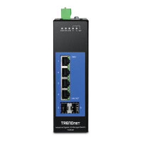 TRENDnet TI-G642i DIN-Rail Switch 6-Port Industrial Gigabit L2