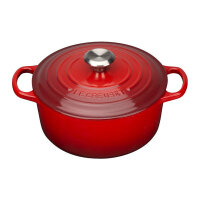 Le Creuset Signature Bräter rund 24 cm kirschrot