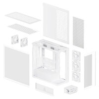 Arctic Xtender (White) transparent window w/o GPU vertical mount