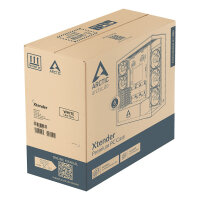 Arctic Xtender (White) transparent window w/o GPU vertical mount