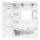 Arctic Xtender (White) transparent window w/o GPU vertical mount