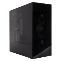 Arctic Xtender (Black) black window with GPU vertical mount