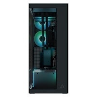 Arctic Xtender (Black) black window with GPU vertical mount