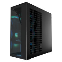Arctic Xtender (Black) black window with GPU vertical mount