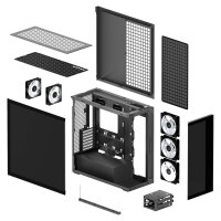 Arctic Xtender mirrow black window w/o GPU vertical mount Black