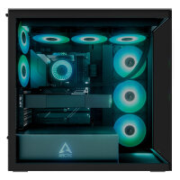 Arctic Xtender black window w/o GPU vertical mount