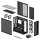 Arctic Xtender black window w/o GPU vertical mount