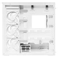 Arctic Xtender (White) transparent window with GPU vertical mount