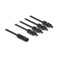 Delock DL4 Solar Splitter Kabel 1 x Stecker zu 4 x Buchse...