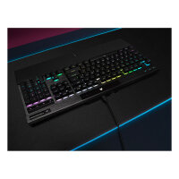 Corsair K70 RGB PRO - Kabelgebunden - USB - Optomechanischer Schlüsselschalter - AZERTY - RGB-LED - Schwarz FR
