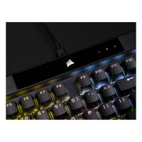 Corsair K70 RGB PRO - Kabelgebunden - USB - Optomechanischer Schlüsselschalter - AZERTY - RGB-LED - Schwarz FR