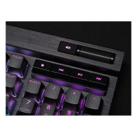 Corsair K70 RGB PRO - Kabelgebunden - USB - Optomechanischer Schlüsselschalter - AZERTY - RGB-LED - Schwarz FR