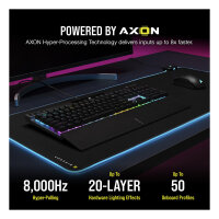 Corsair K70 RGB PRO - Kabelgebunden - USB - Optomechanischer Schlüsselschalter - AZERTY - RGB-LED - Schwarz FR