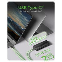 ICY BOX IB-1917M-C32a NVMe M.2 SSD zu Type-C
